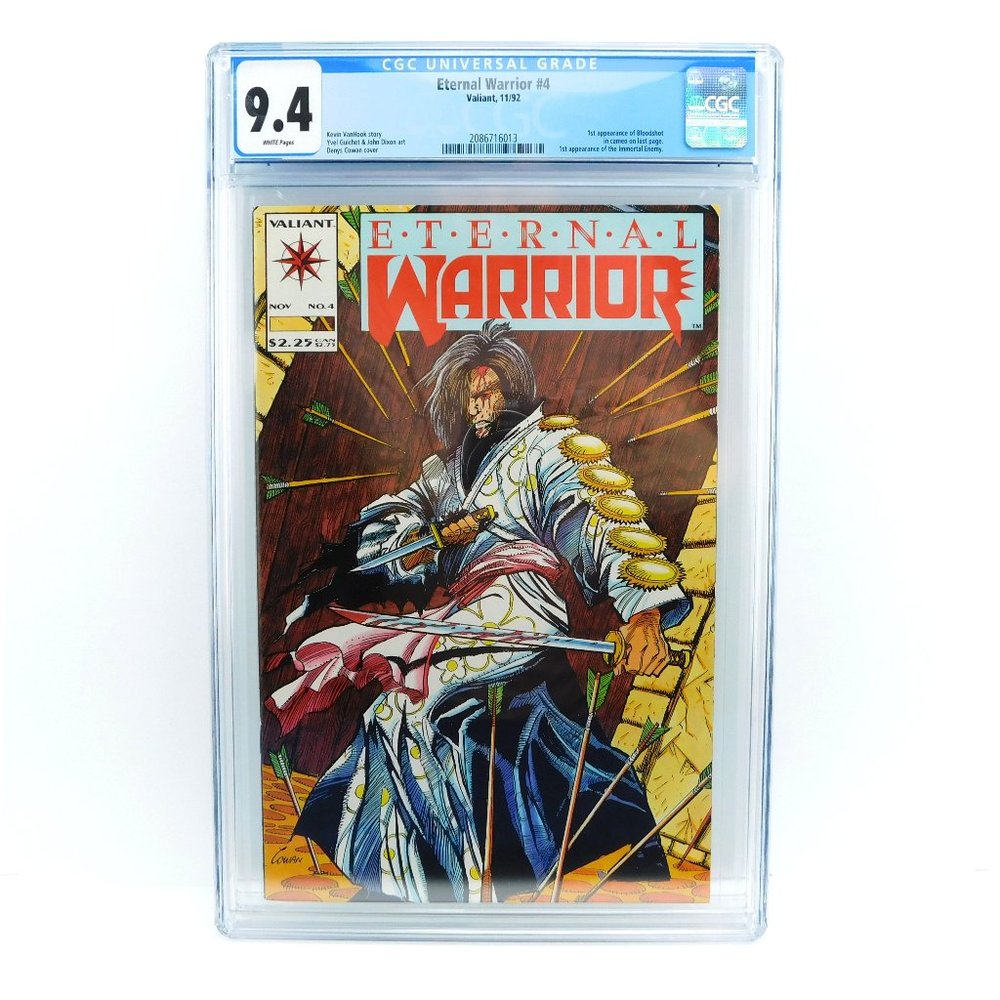 ETERNAL WARRIOR #4 CGC 9.4 1st Bloodshot Appearance VALIANT